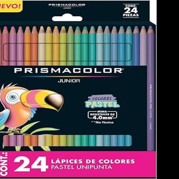 COLORES ESTUCHE C24L PRISMACOLOR JUNIOR PASTEL